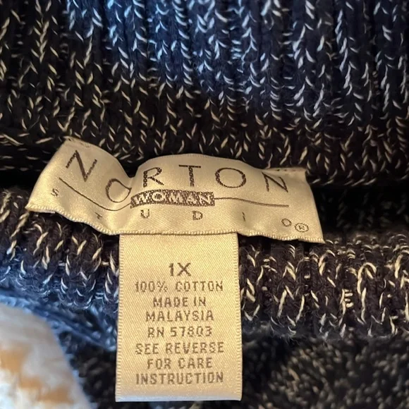 NWOT Norton Woman Sweater 1X - Picture 3 of 7